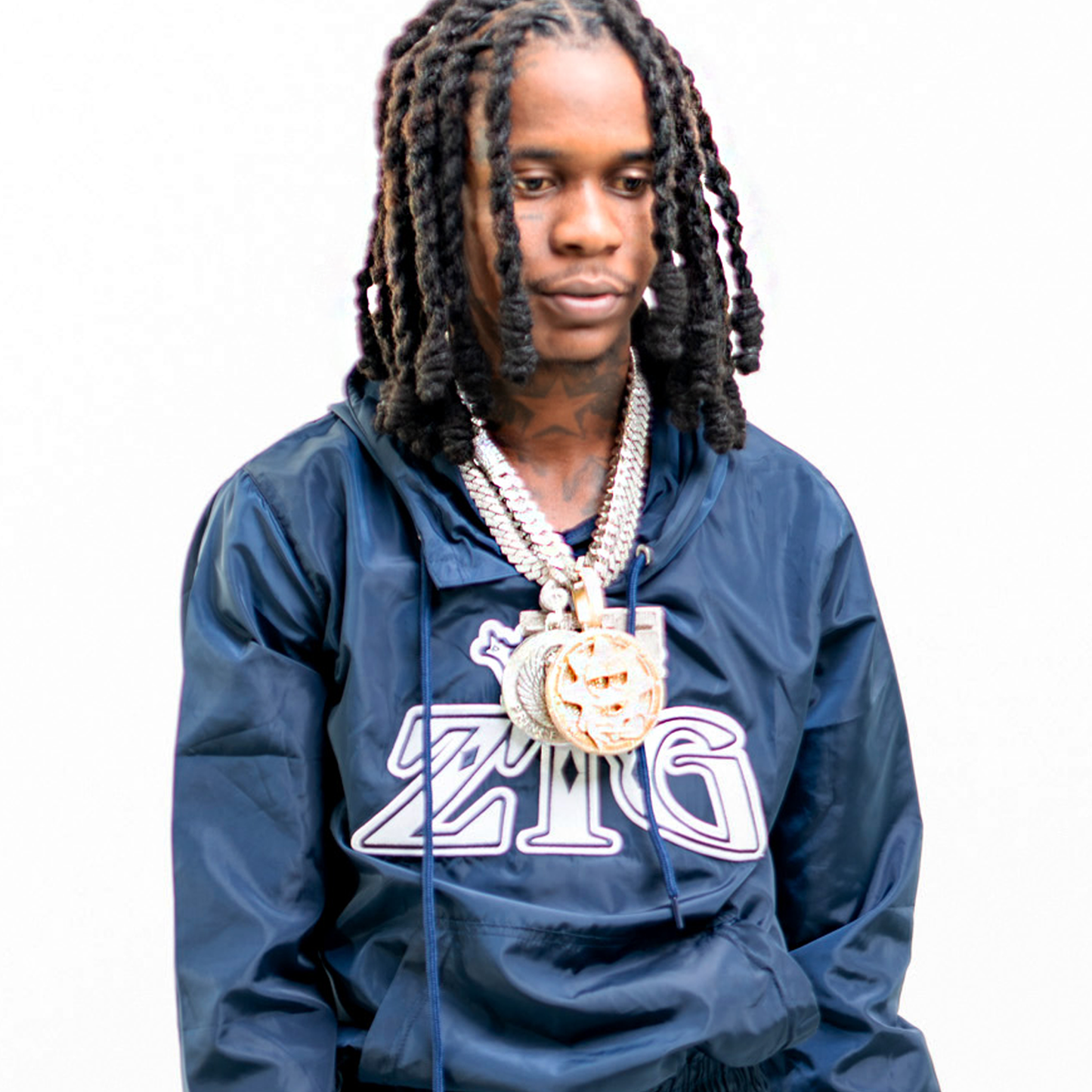 Nylon Windbreaker Pant Set