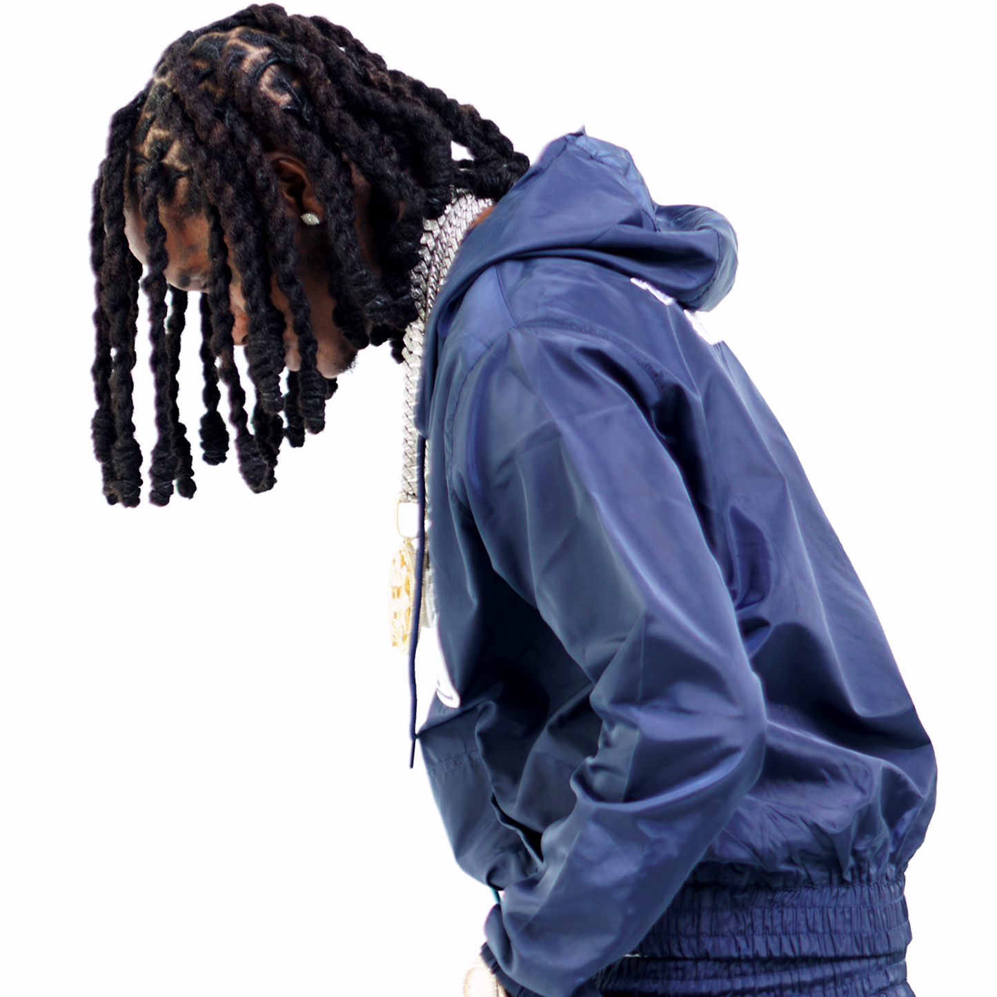 Nylon Windbreaker Pant Set